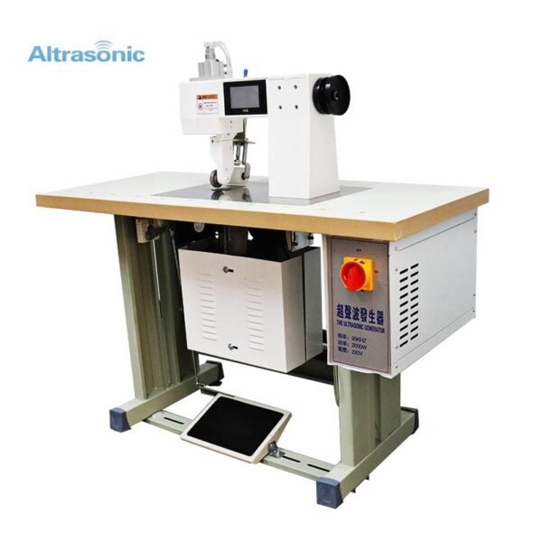 20kHz Sealing and Cutting Ultrasonic Lace Sewing Machine Non-woven Embossing Sonic Machine